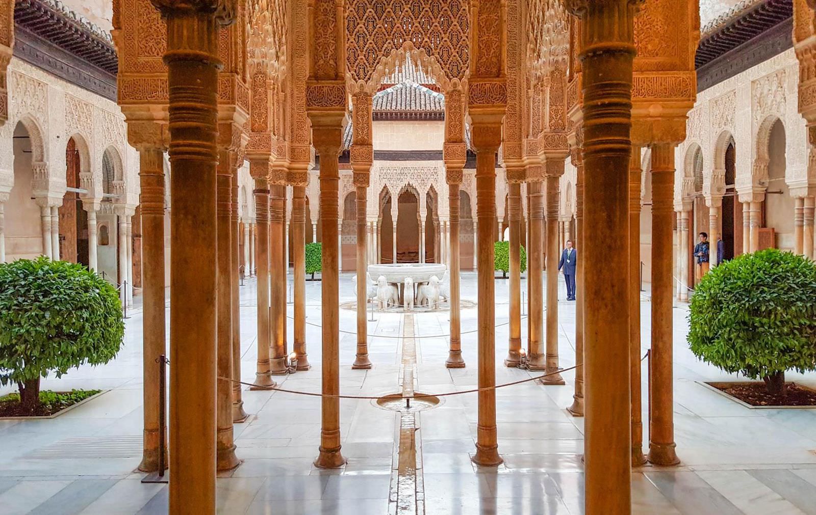 Internal area of Alhambra
