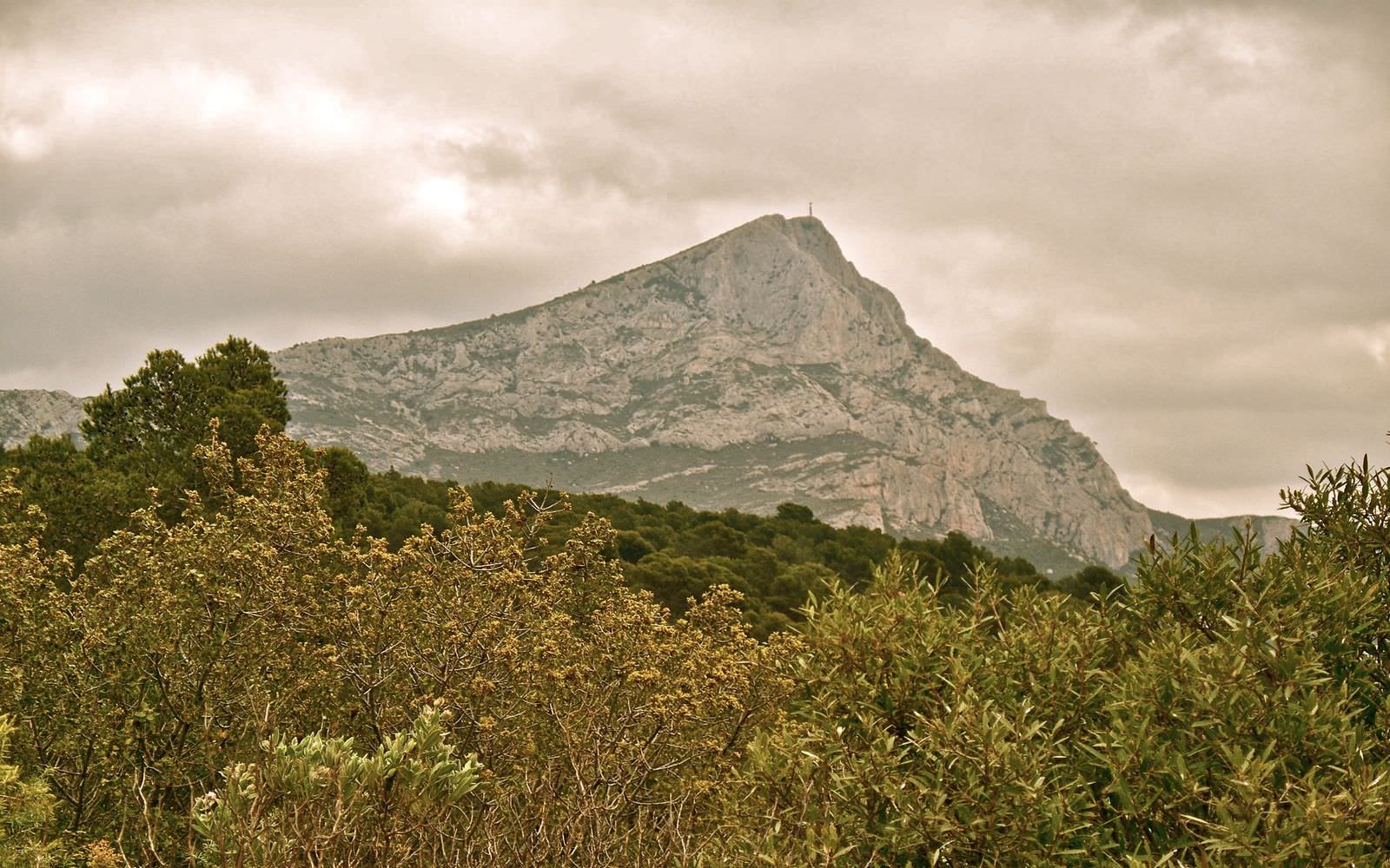 The Sainte Victoire mountain