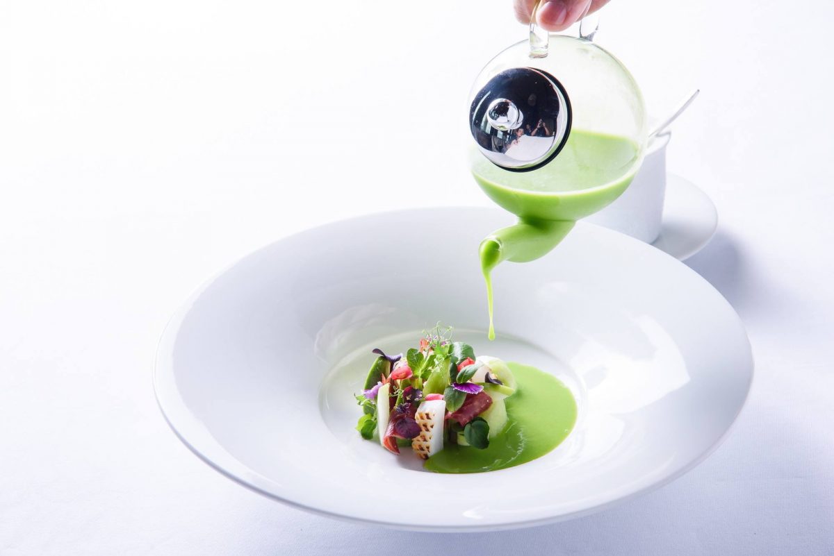 The Japanese chef presents his creative mix of French and Thai cuisine