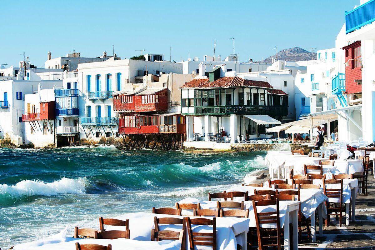 The sea splashes just a few meters away
