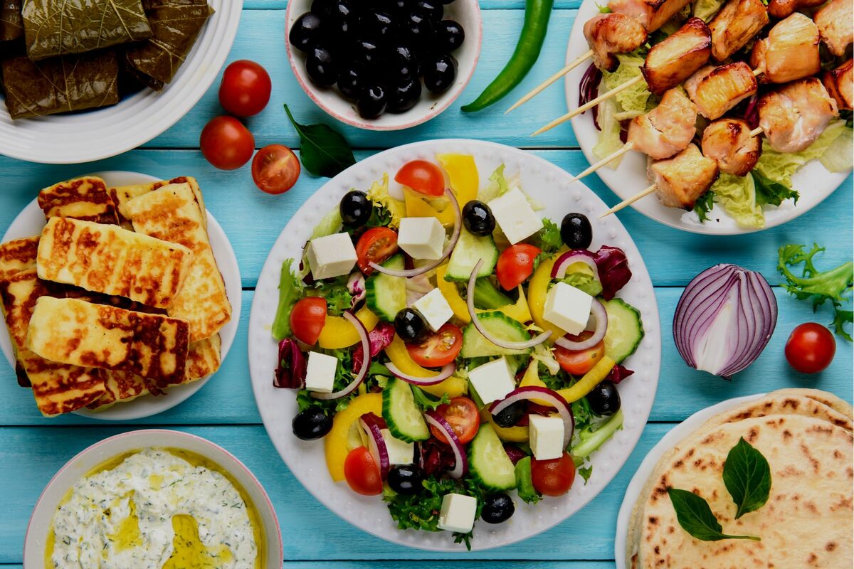 На Миконосе много овощных блюд