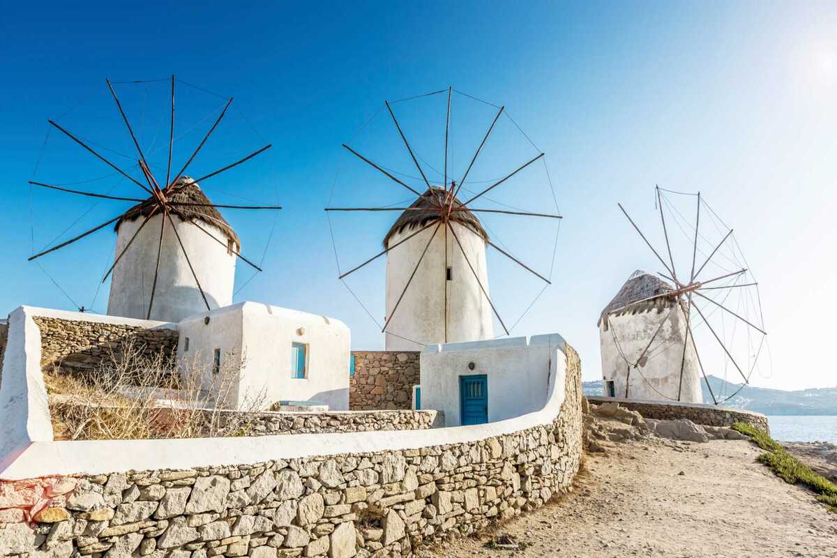 Mykonos — the island of windmills