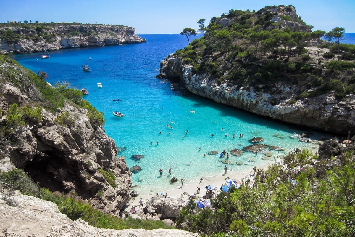 The secluded beaches of Mallorca