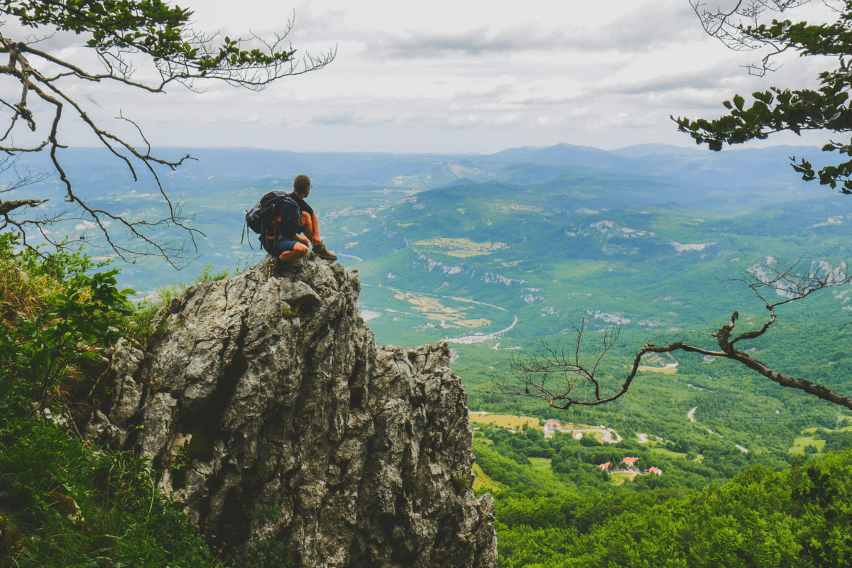 Beautiful mountain range